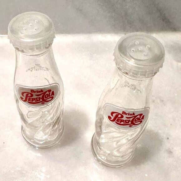 Vintage Pepsi Salt and Pepper Shakers Set of 2 - Picture 2 of 2